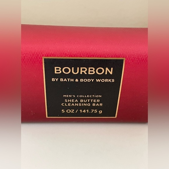 Bath & Body Works Bourbon Shea Butter Men’s Cleansing Soap Bar Full Size 5 oz - Picture 3 of 5